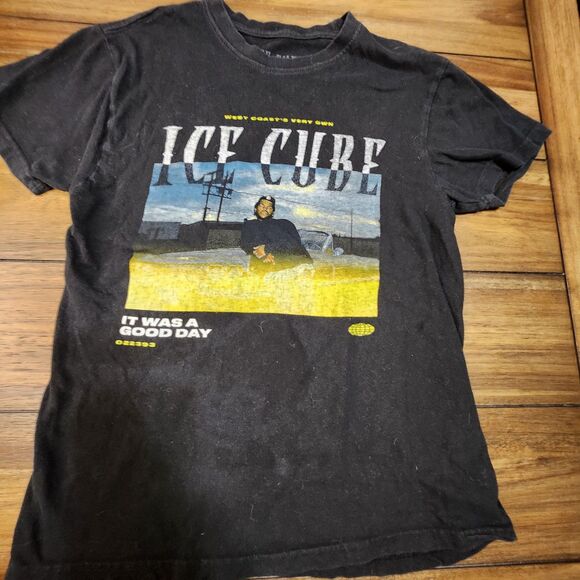 Ice Cube Graphic Unisex T SS Blk Sm - Picture 1 of 4